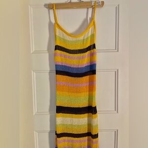 NWOT - Tiger Mist Multicolor Striped Maxi Dress